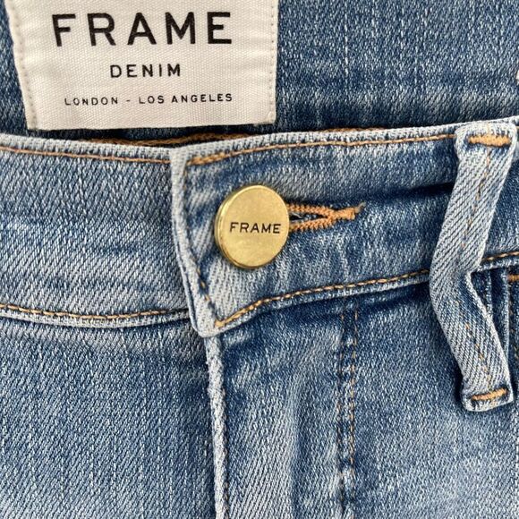 FRAME Denim Le Sylvie Slender Straight jeans light wash 27 - Picture 8 of 15